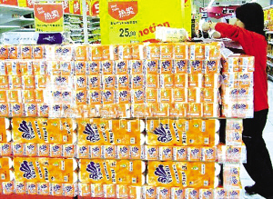 山東省質(zhì)監(jiān)抽查紙制品 合格率9成，2種紙巾上黑榜